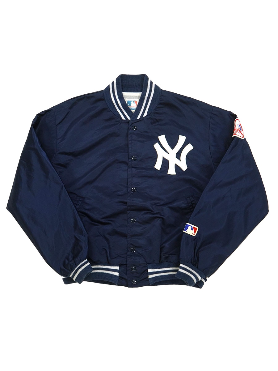 80's STARTER ''ニューヨーク・ヤンキース'' サテンスタジャン 表記(L