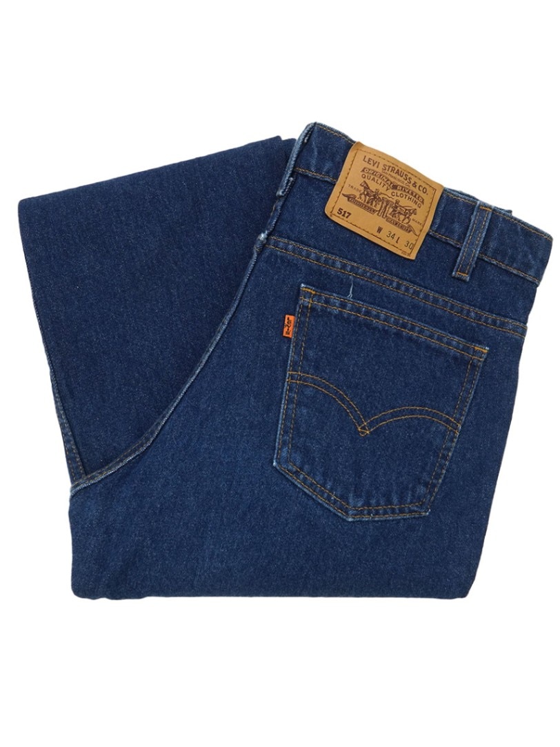 90's Levi's 517 オレンジタブ デニムパンツ 濃青 表記(34x30) USA製