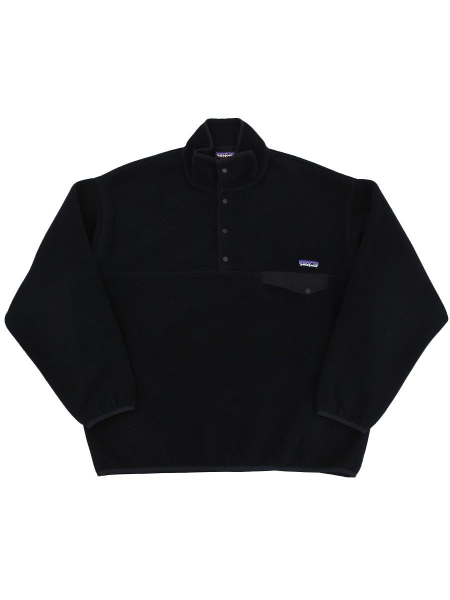 11's パタゴニア シンチラスナップTプルオーバー ブラック 表記(L
