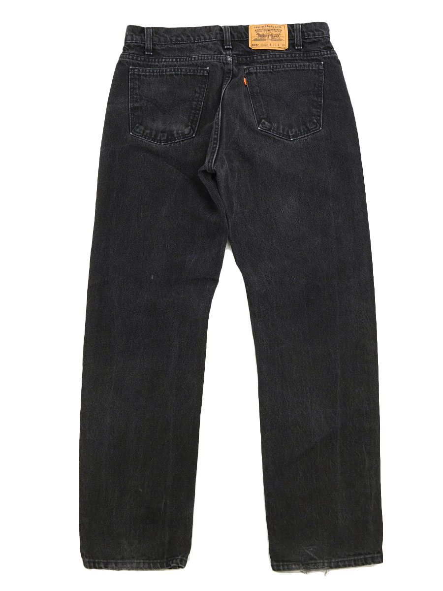90's Levi's 505 ブラック デニムパンツ 表記(36x30) USA製 Rマーク