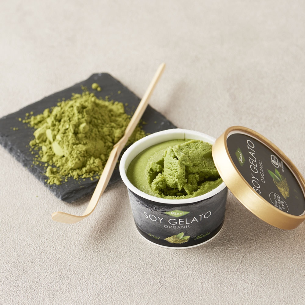 豆乳アイス】Mine! オーガニックSOYジェラート85mlx4個セット（ﾊﾞﾆﾗ×2