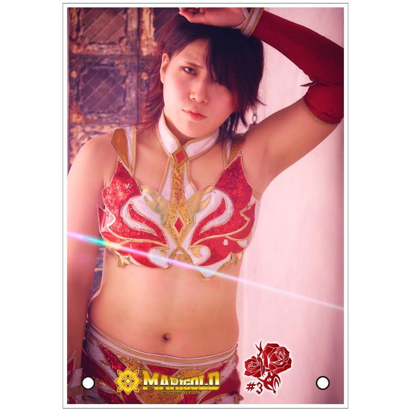 林下詩美 #3 マリーゴールド アクリルパネル A5サイズ 直筆サイン入り