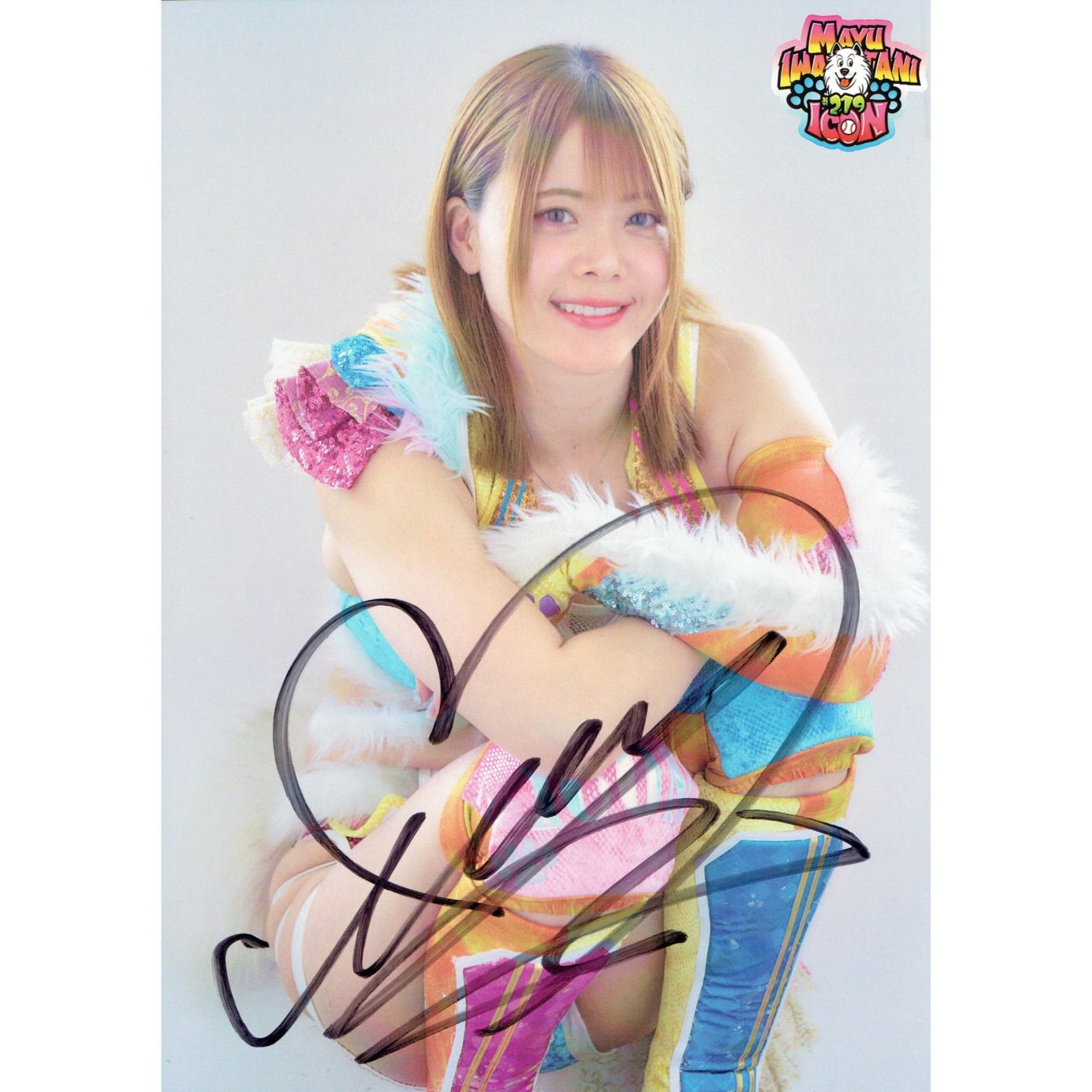 女子プロレス マリーゴールド 直筆サイン入り色紙 岩谷麻優 2026年福袋