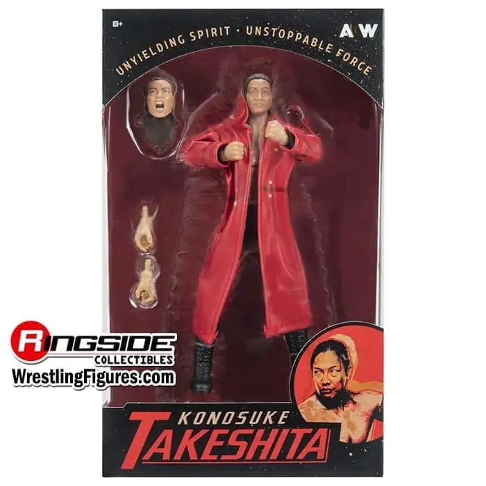 新品・未開封) 竹下幸之介 The Alpha AEW フィギュア AEW 竹下幸之介