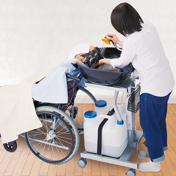 移動式シャンプー台 調整可能 訪問美容 マンションサロン 移動式