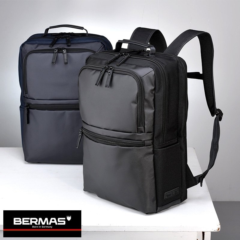 BERMAS 大容量ビジネスリュック BAUER GEHEN A4ノートPC収納/折り畳み