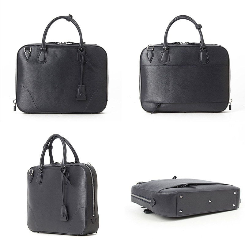 Pid 2wayレザーブリーフケース cloche メンズビジネスバッグ