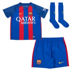 子供/ジュニア用 FCバルセロナ 2016-17 ホームユニフォームセット