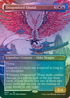 FOIL】【英】龍王オジュタイ/Dragonlord Ojutai[多色P]【SLD