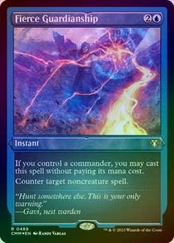 エッチングFOIL】【英】激情の後見/Fierce Guardianship[青R]【CMM