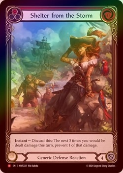 JPN】嵐からの避難 Extended Art Rainbow Foil JPN】嵐からの避難