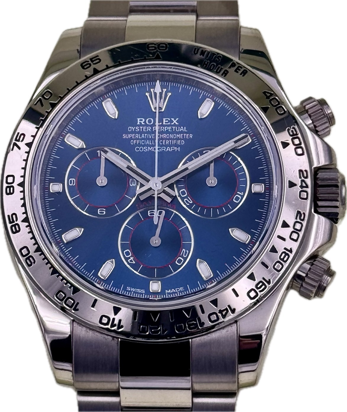 ROLEX(ロレックス)コスモグラフデイトナ 116509 ブルー WG 中古品