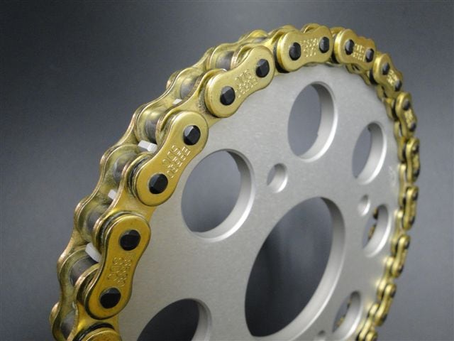 CBX400F/CBX550F/CBR400F ゴールドスプロケ&ゴールドチエン520サイズ