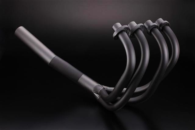 CB400F/CB350F BRC手曲げショート管(黒) ※バッフル脱着可能 | HONDA