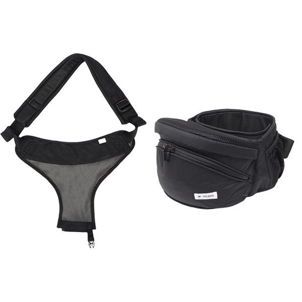 ポルバン POLBAN シングルショルダーセット ベーシック ブラック