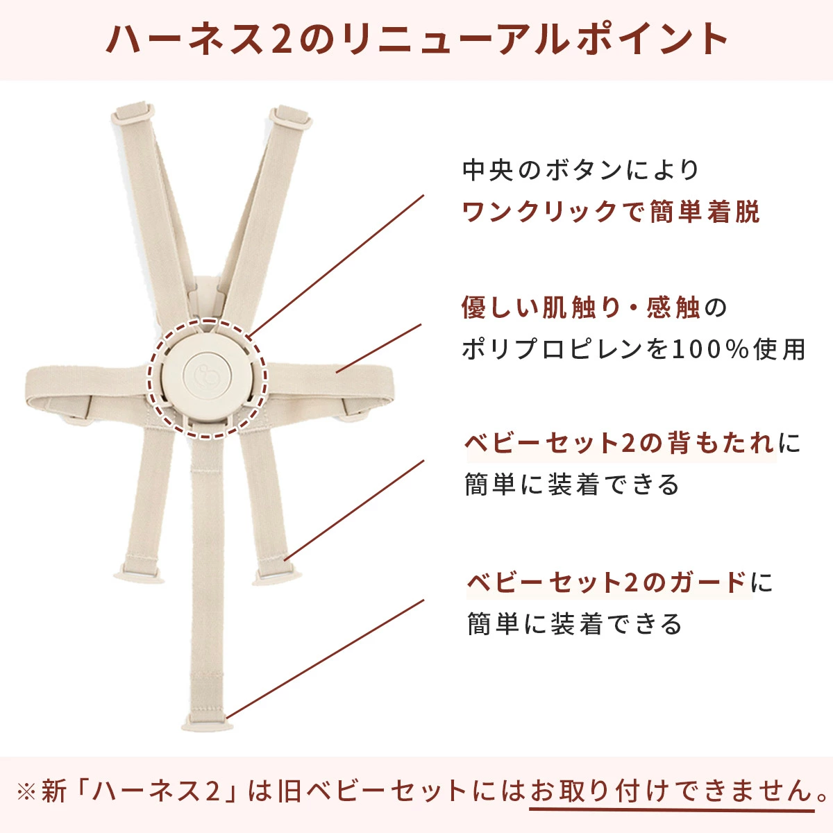 STOKKE ストッケ トリップトラップ ベビーセット専用 ストッケ ハーネス2