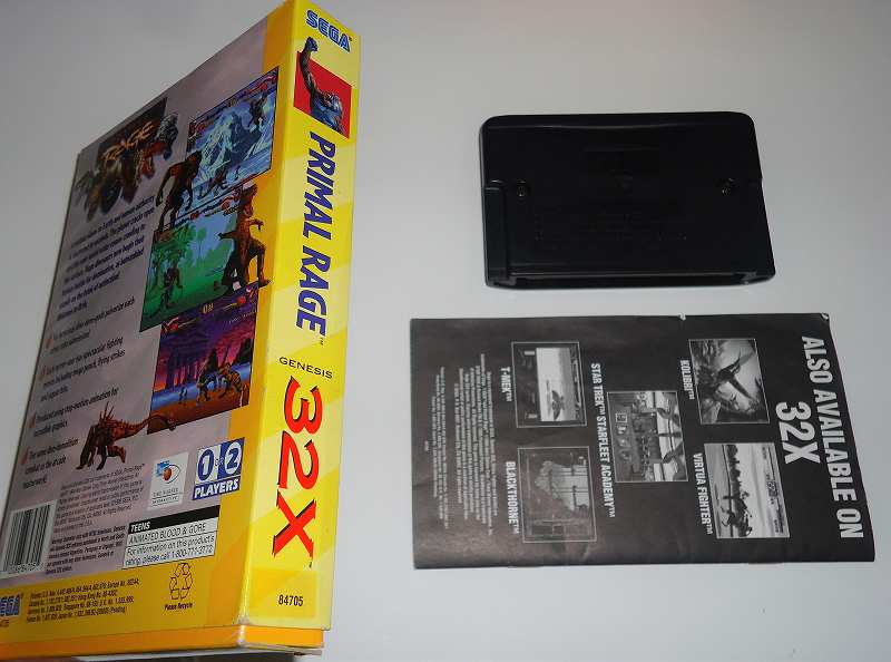 Primal Rage/プライマルレイジ （中古） | 海外版 32X | レトロ系 海外