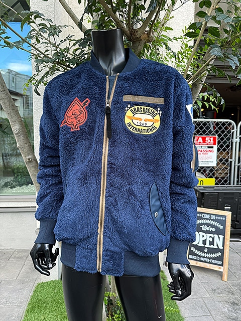 クレイスミス ボアフリースジャケット BIG LOTS 防風仕様 （ネイビー