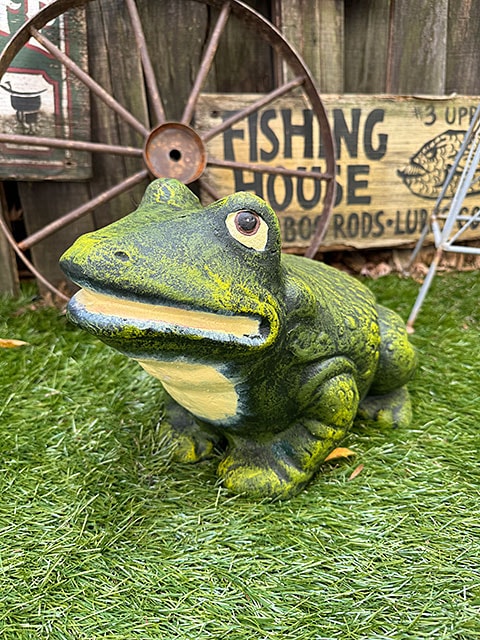 キャストアイアン製 フロッグ ガーデンオブジェ カエルの通販・販売