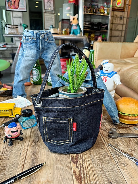 アライヤン デニム 小物入れ （インディゴ） 岡山産デニム MADE IN