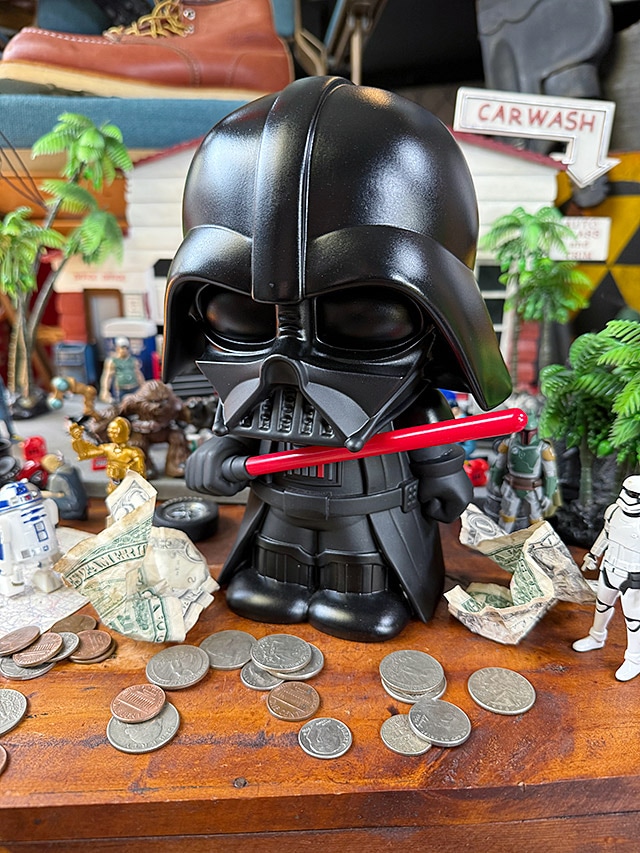 スターウォーズ ダースベイダー PVCバンク 貯金箱 フィギュアの通販