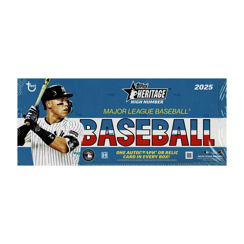 MLB 2025 Topps Heritage High Number Baseball Hobby Box 12/19入荷