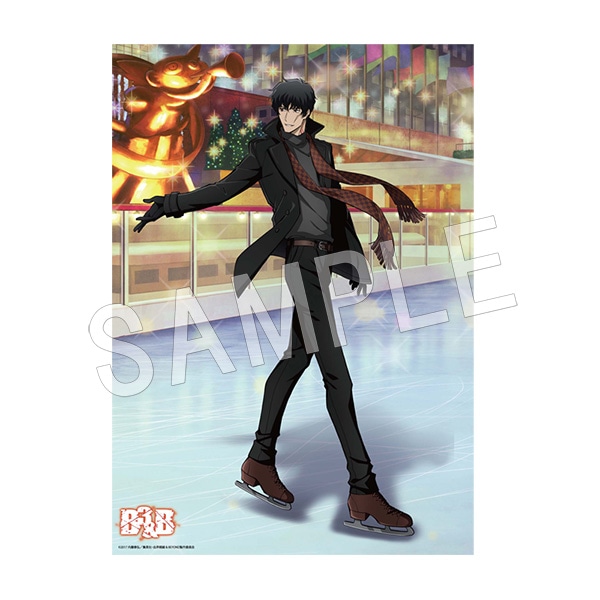 血界戦線 ＆ BEYOND B2クリアポスター スケートver.A スティーブン