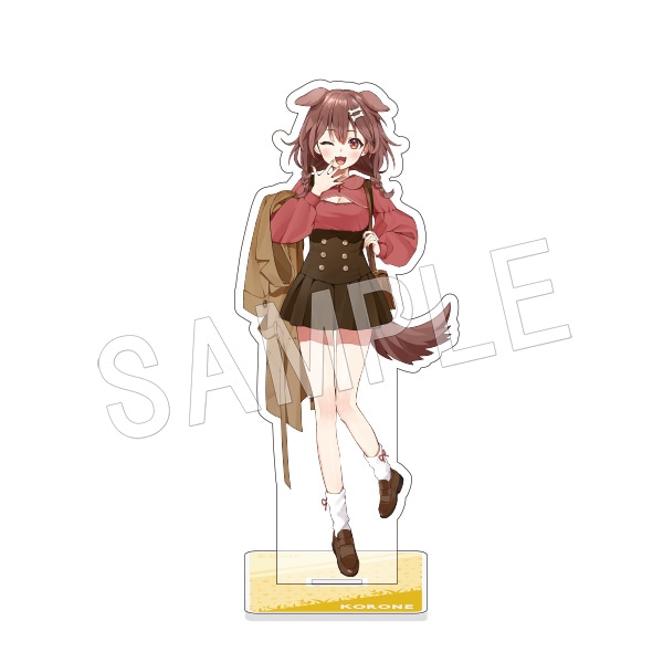 予約】ホロライブ 東武動物公園 アクリルスタンド 等身イラストver. 戌