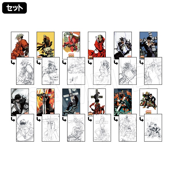 一般予約】トライガン・マキシマム トレーディング両面PETカード 原画