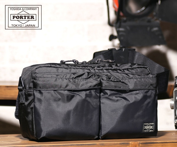 PORTER 吉田カバン ポーター ボディバッグ・ウエストポーチ ブラック