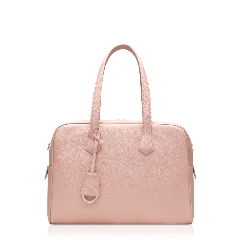 COCOCELUX GOLD ﾍﾗｸﾚｽGOLDｼｭﾘﾝｸ ｽｸｴｱﾎﾞｽﾄﾝ 2WAYﾊﾞｯｸﾞ L ｼﾙﾊﾞｰﾒﾀﾙ