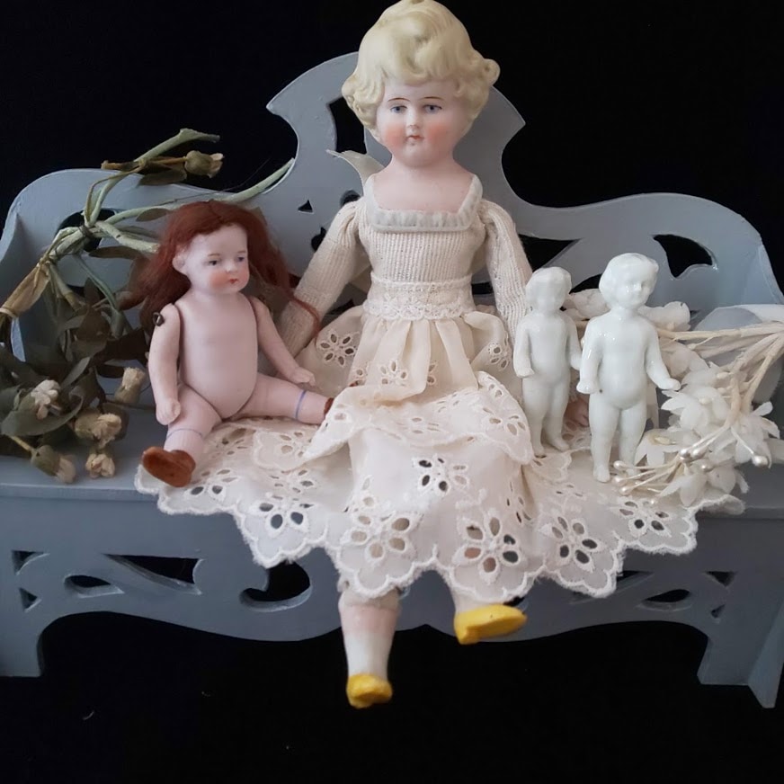 ビスク ヘッド ドール チャイナヘッド パリアン 凝ったモールド