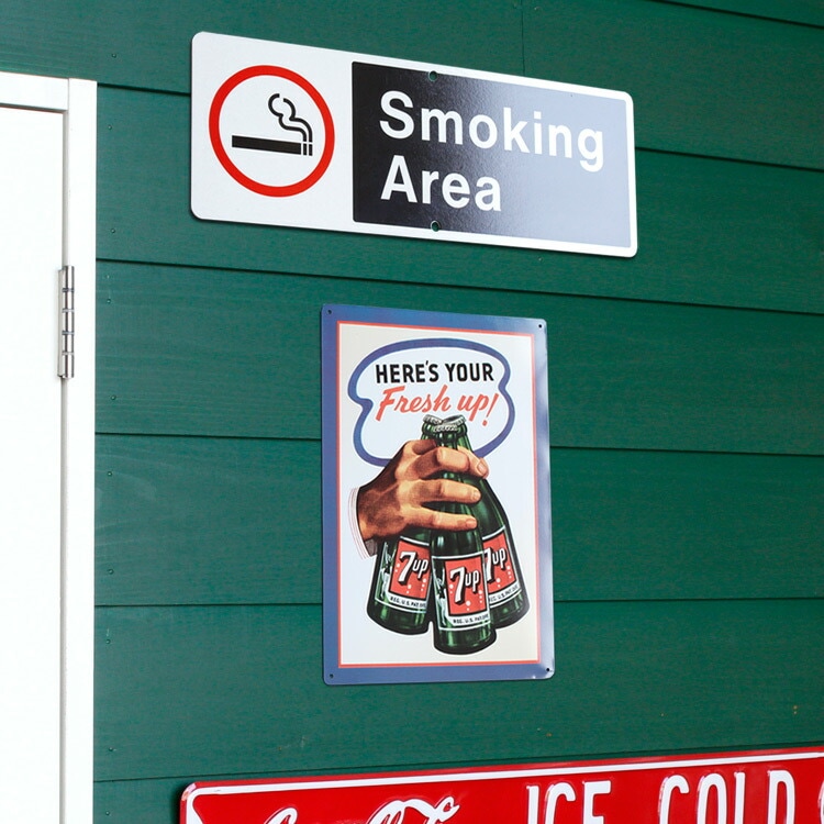 看板 メタルサイン 7UP Bottles セブンアップ ボトル SU-01 高さ42.5