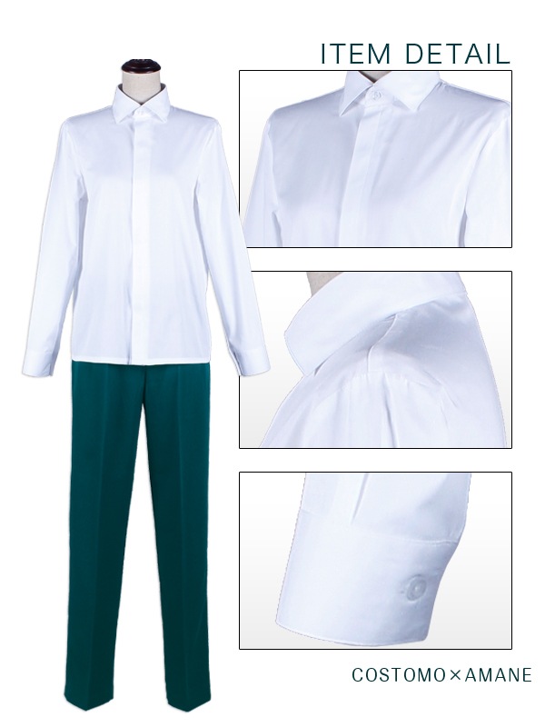 送料無料】 僕アカ風 ダークグリーン×グレー 男子制服 ネクタイ2種セット