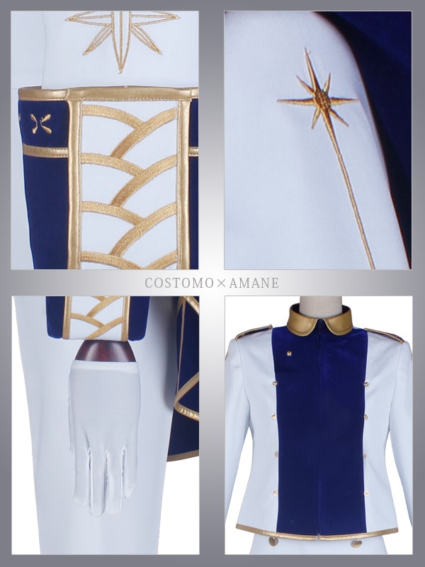 送料無料】 あんさんぶる風 ベロア生地（紺）×白 2パターンの