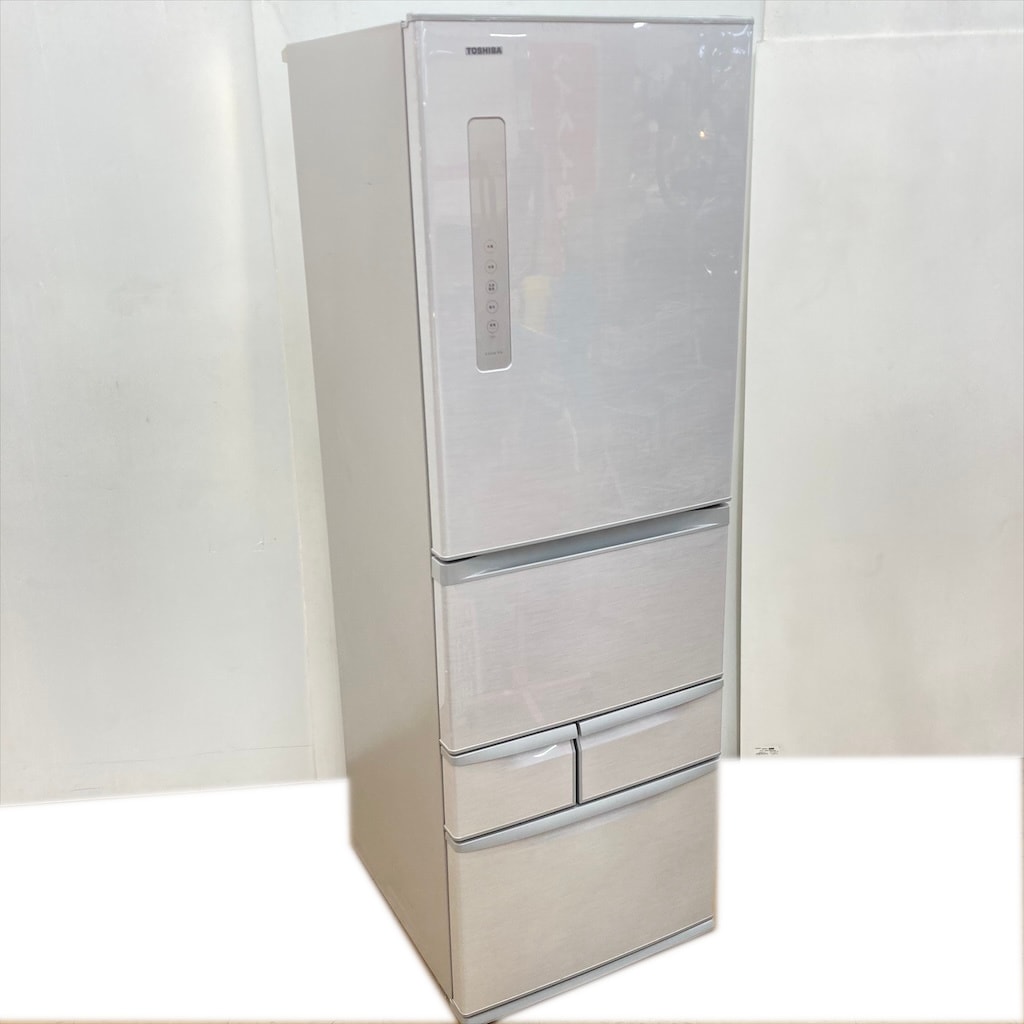 中古 店舗近郊送料格安 東芝 VEGETA ベジータ 426L 5ドア冷蔵庫 右開き