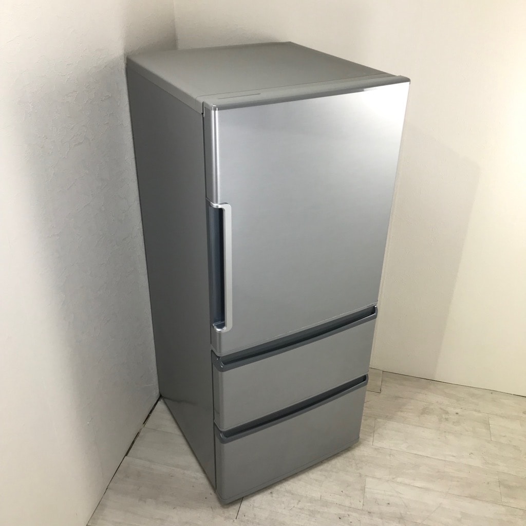 ハンナ 3ドア冷蔵庫AQUA272L シルバー 2019 ハンナ 3ドア冷蔵庫