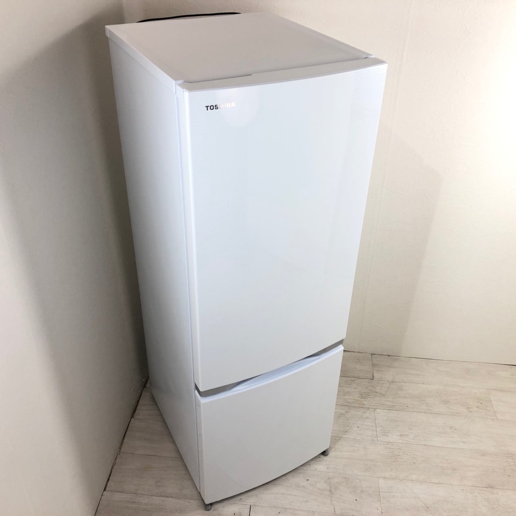 本日特価 東芝 2ドア冷凍冷蔵庫ホワイト171L /右開きGR-M17BS(W) GR