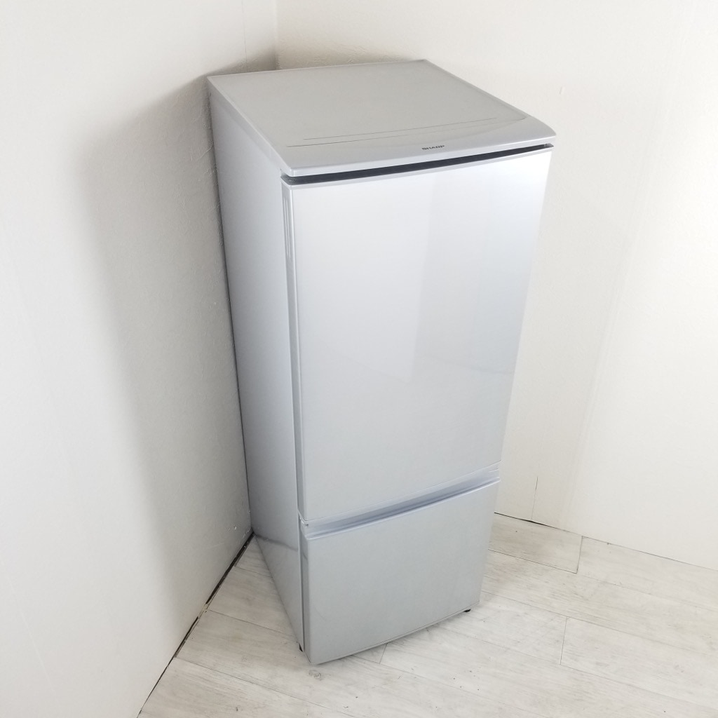 中古 2ドア冷蔵庫 シャープ つけかえどっちもドア 167L SJ-D17A-S 2015