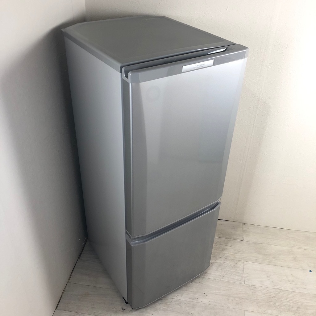 中古 冷蔵庫 三菱 MR-P15Y-S 146L 2ドア冷蔵庫 シルバー 2015年製 単身