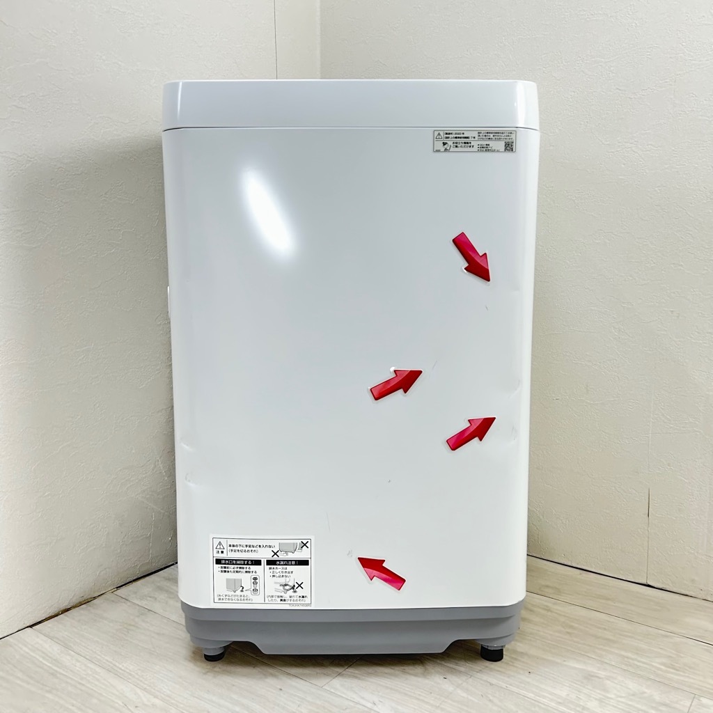 中古高年式 シャープ 7.0kg 全自動洗濯機 風乾燥 ES-GE7F-W 2022年製