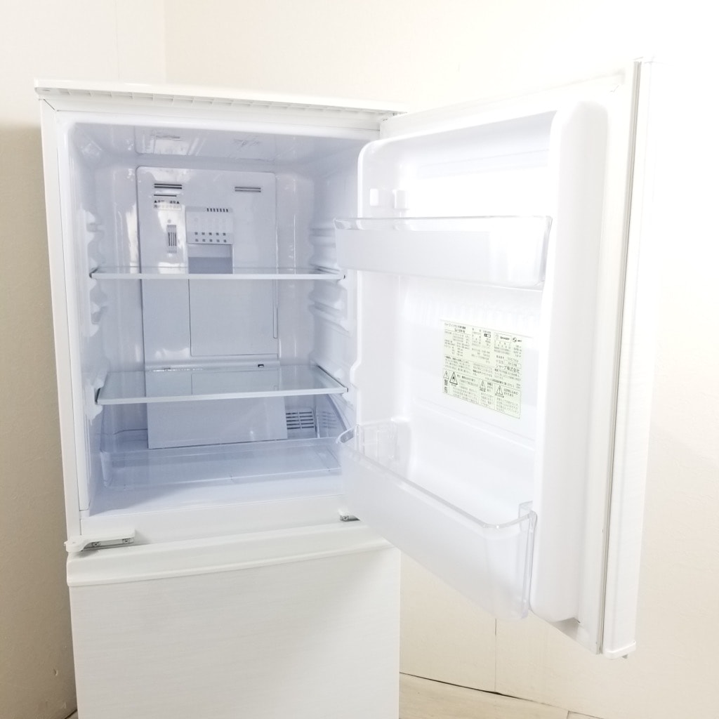 中古 冷蔵庫 137L シャープ つけかえどっちもドア SJ-14W-W 2012年製 2