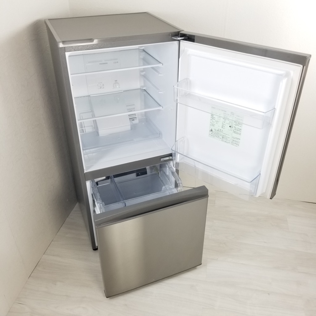 中古 2ドア冷蔵庫 AQUA 157L ハイアールアクア 2016年～2017年製造