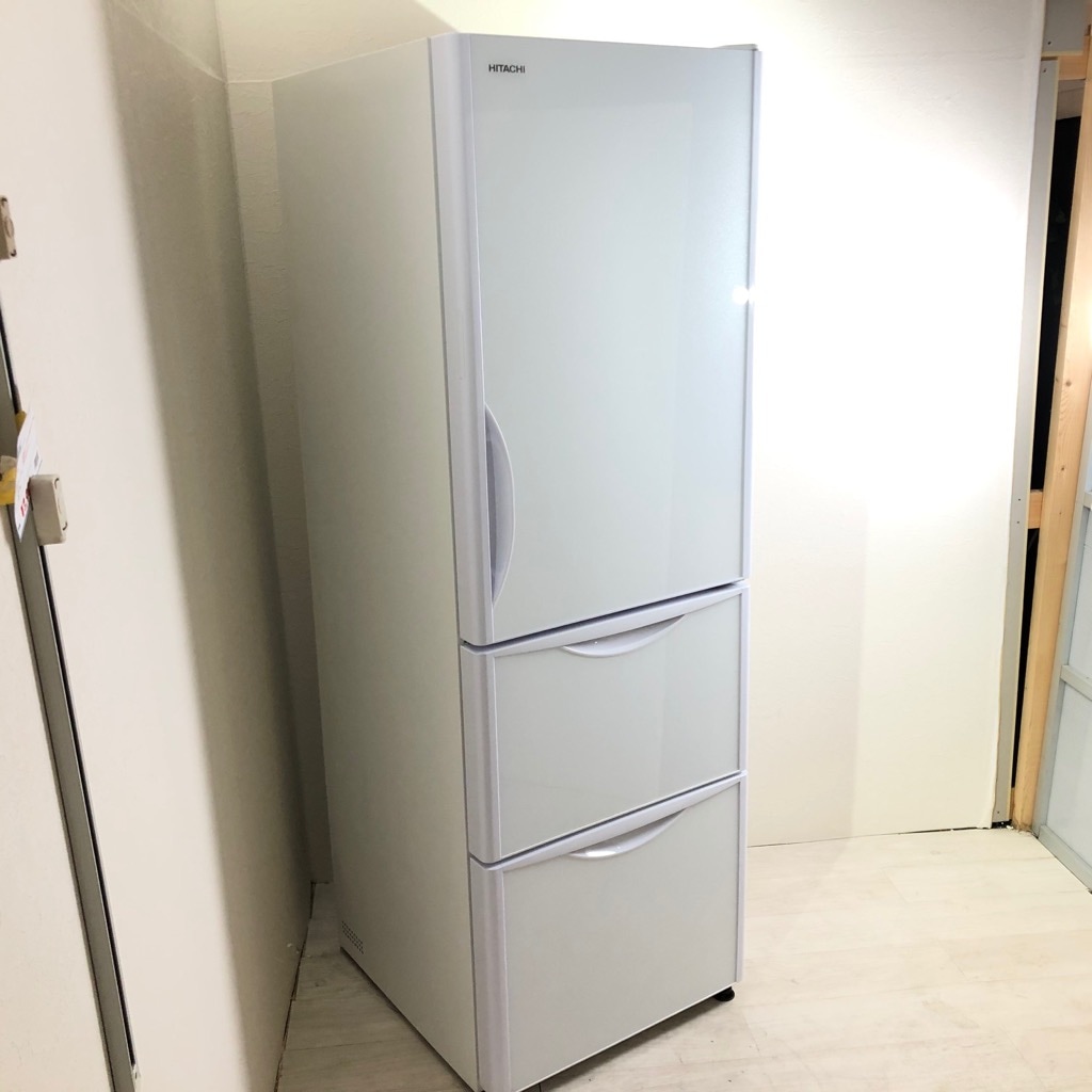 HITACHI☆日立☆2018年製☆375Lノンフロン冷凍冷蔵庫☆R-S38JV☆真空