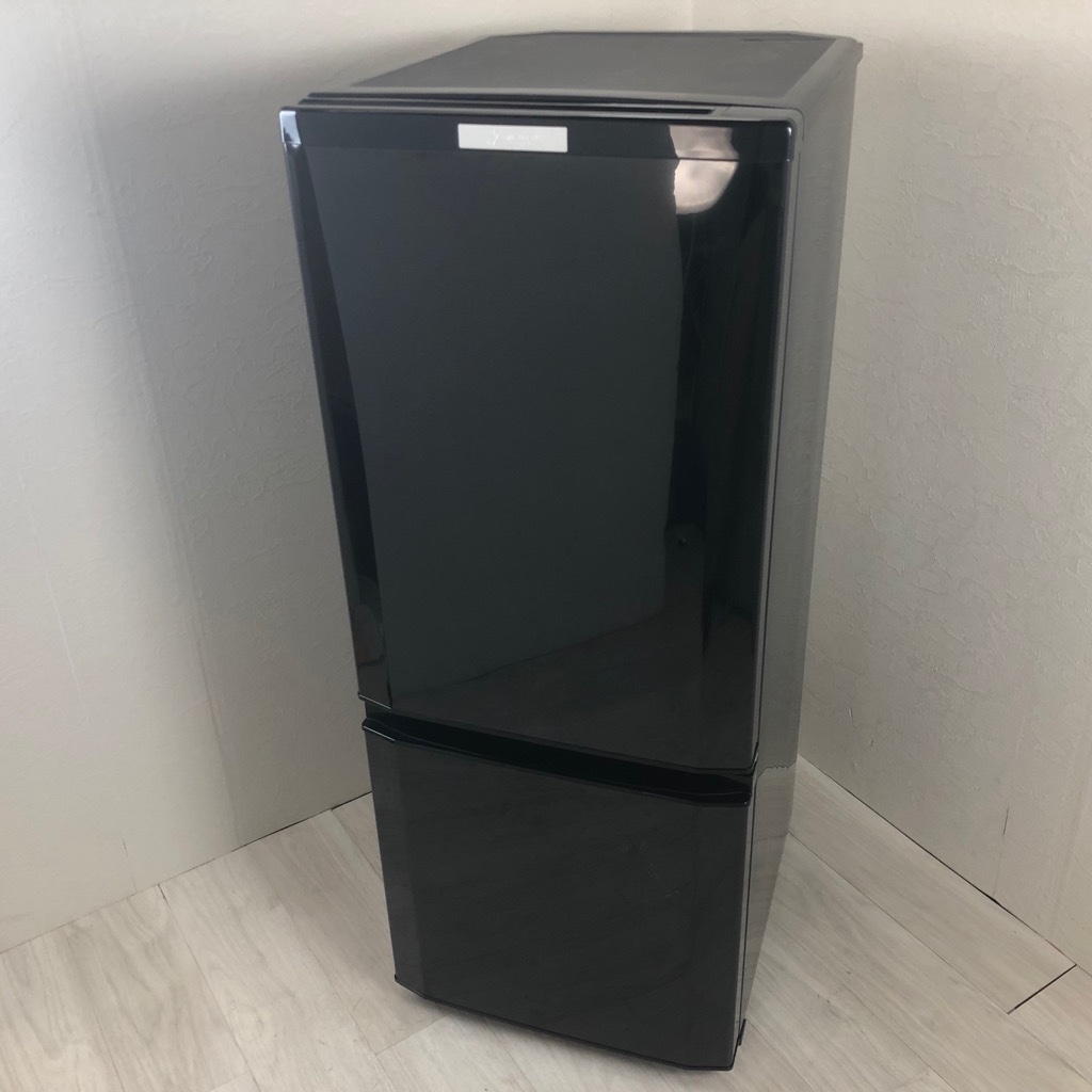 中古 146L 2ドア冷蔵庫 サファイアブラック 三菱電機 1 2015年～2016年
