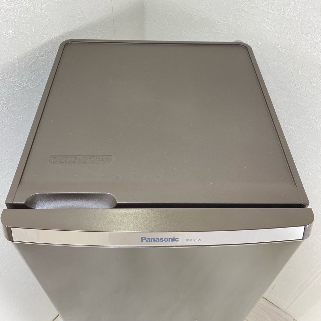 中古 168L 2ドア冷蔵庫 ブラウン パナソニック NR-B176W-T 2014年製