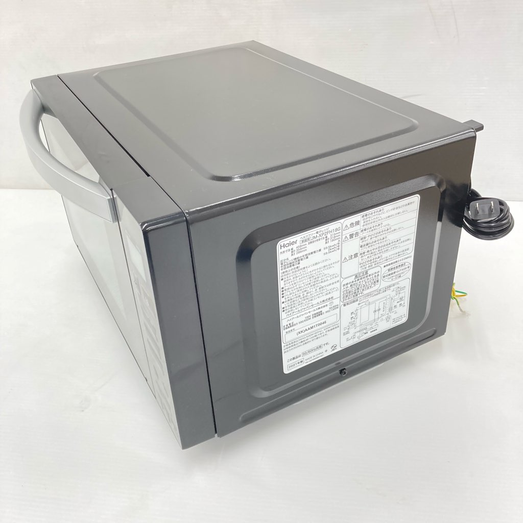 中古 美品 電子レンジ 600W ハイアール JM-XP2FH18G 2021年製 50Hz
