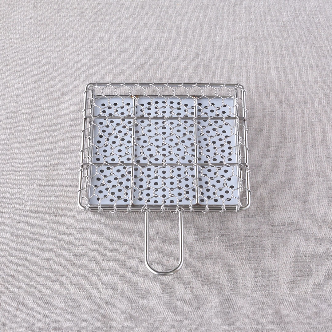 手付きセラミック付き焼き網 （金網つじ） | キッチンツール | cotogoto