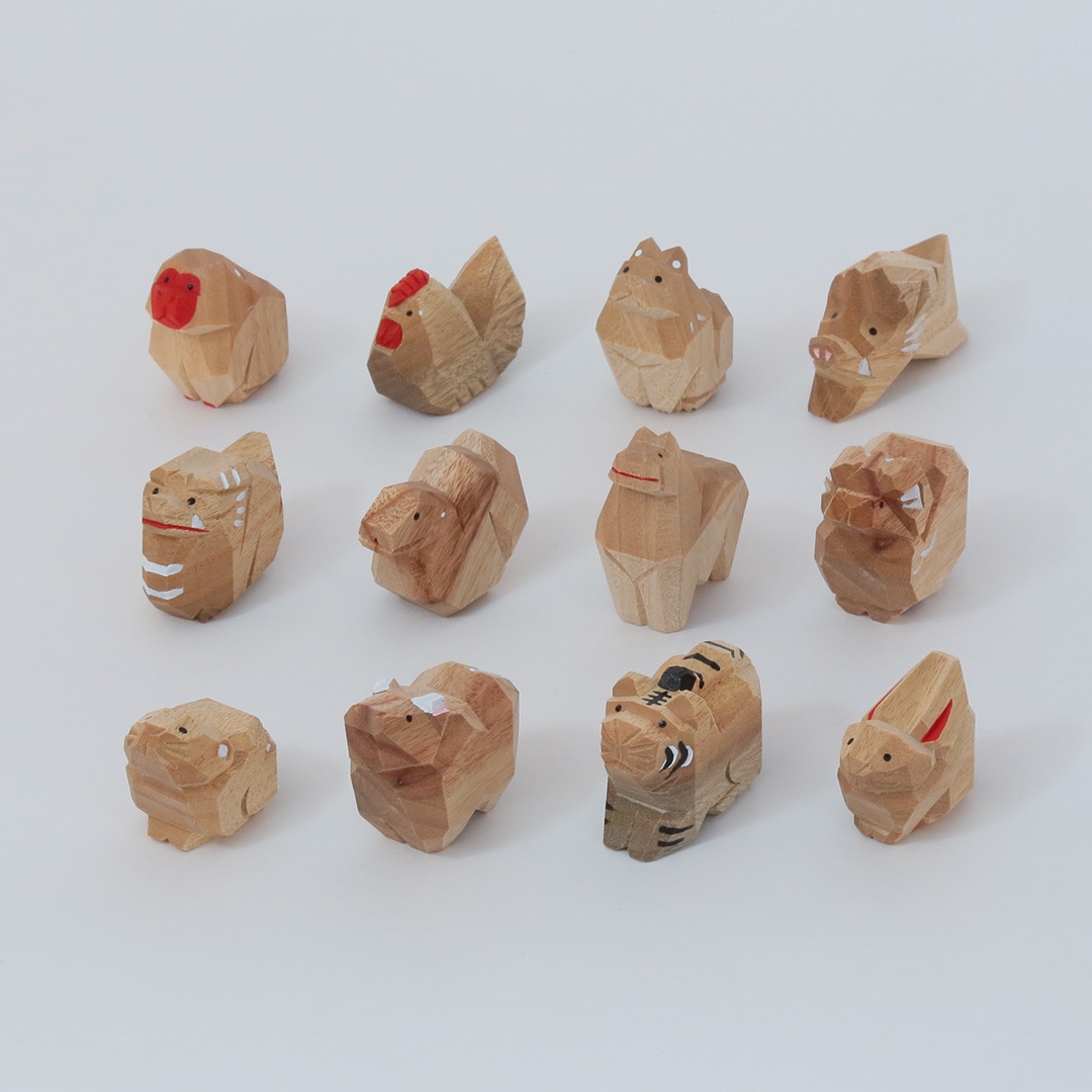 伊勢一刀彫 干支（一刀彫 結 × cotogoto） | 季節のしつらい | cotogoto