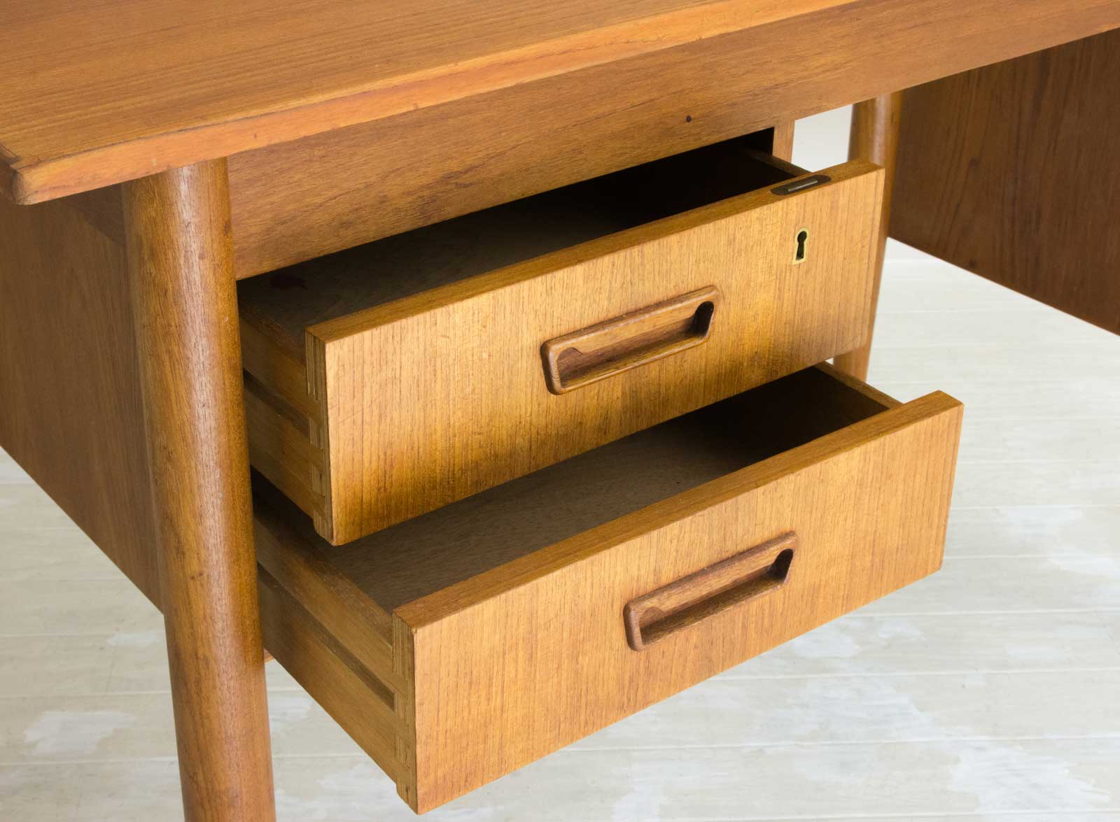 チーク デスク エクステンション 北欧ビンテージ家具CLOVERKY